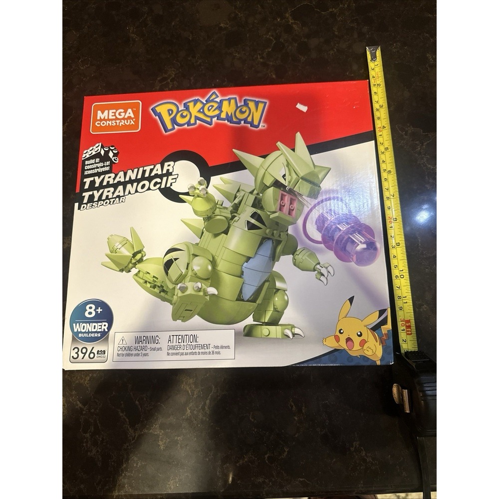 Mega Wonder Builders Pokemon Building Set GMD32 [ Tyranitar ] NEW